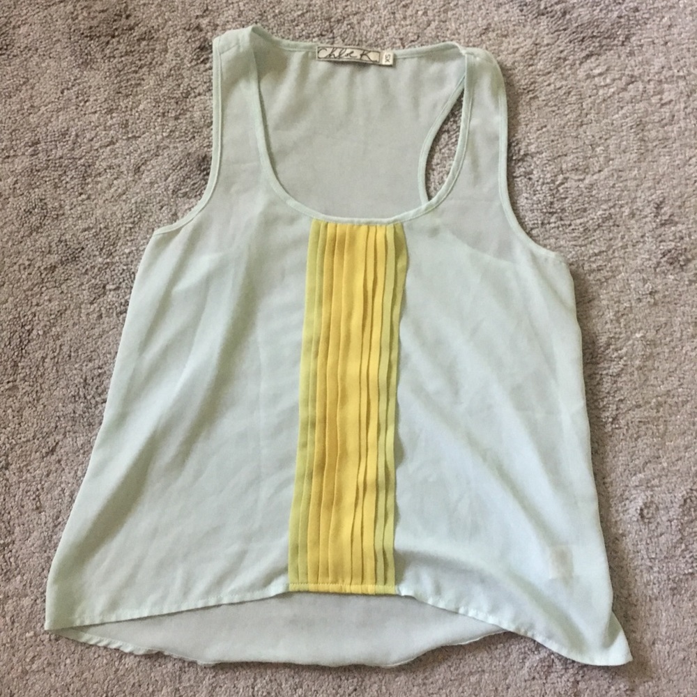 Chiffon tank